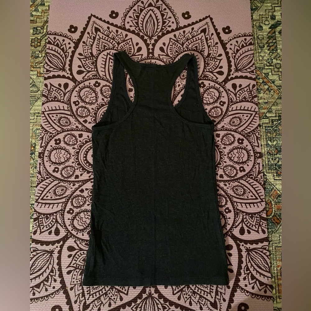 Universal Thread Light Navy Ribbed Cotton Racerback Tank - Picture 7 of 8